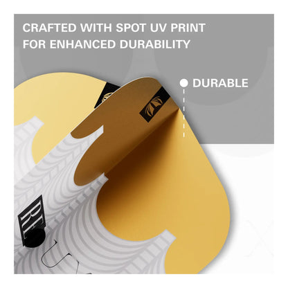 Close up of Target Redux flight design with spot UV texture