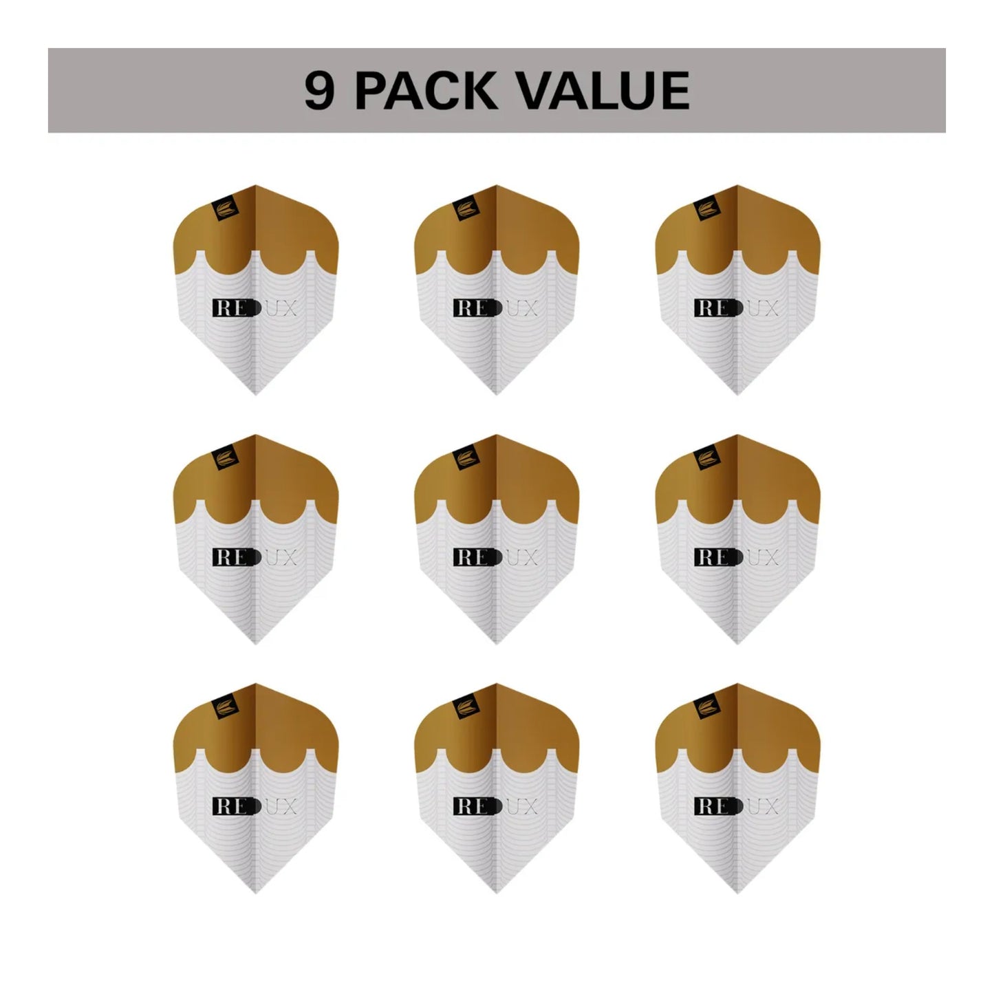 Target Redux Pro.Ultra flights packaging showing 3 set pack