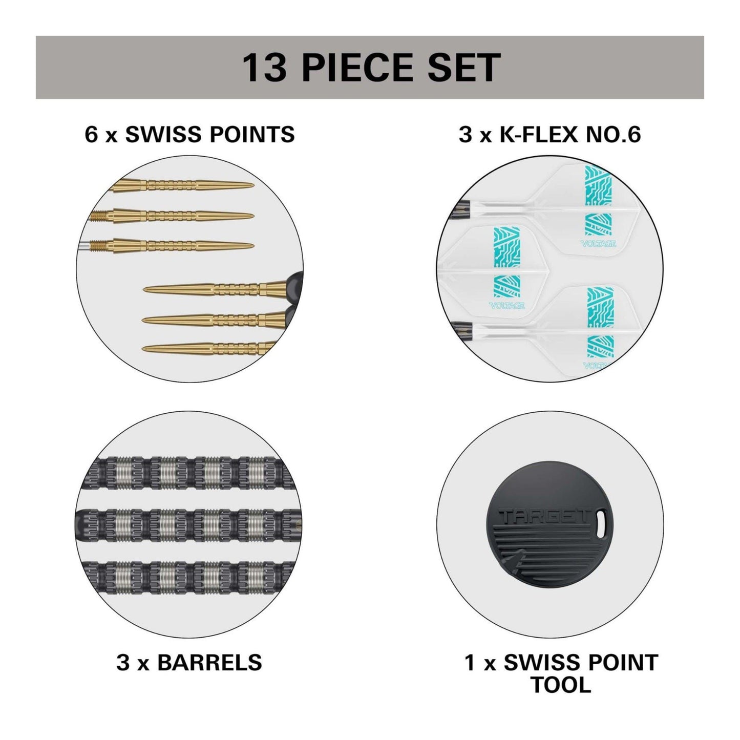 Target Rob Cross 95K Swiss Point Steel Tip Darts