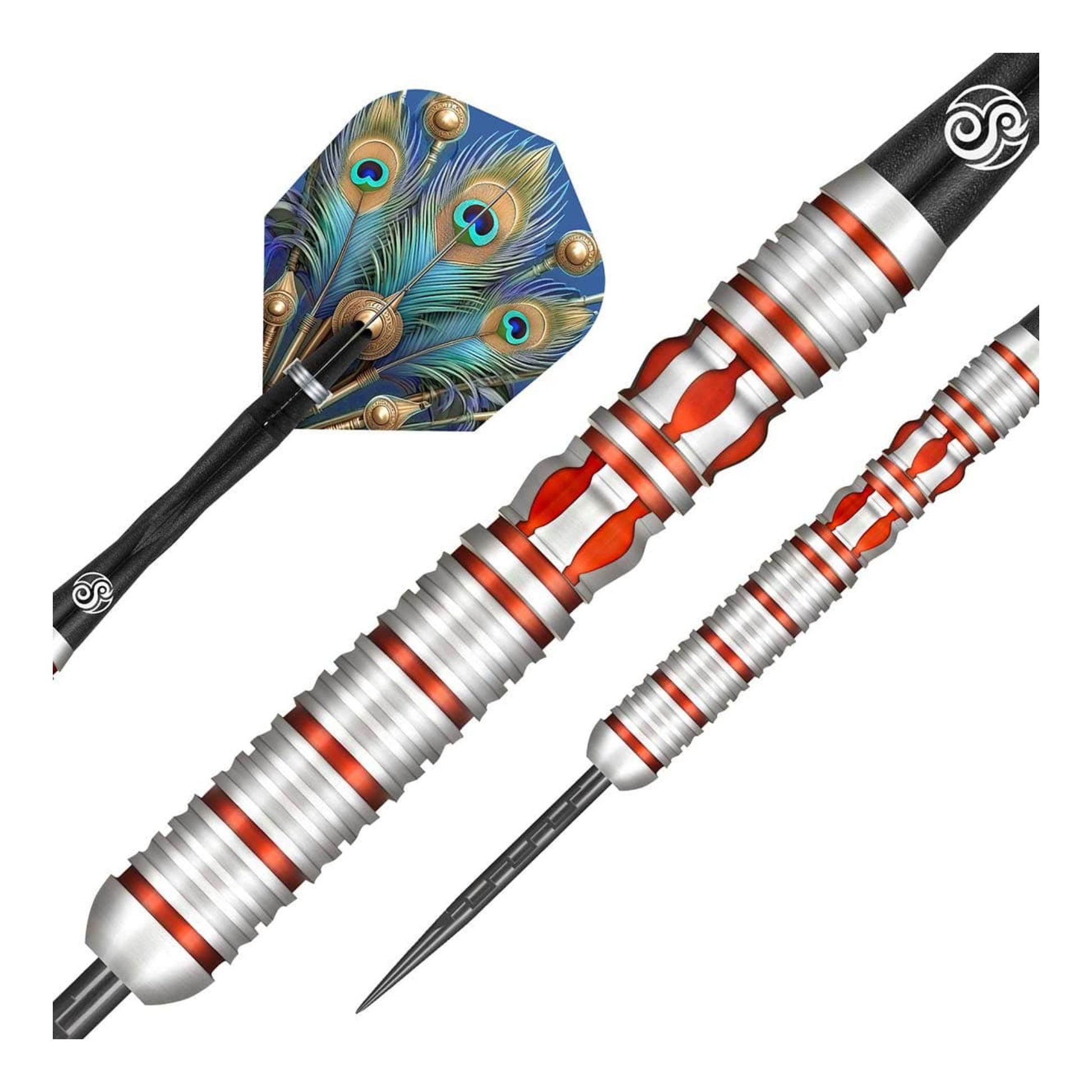 Close up of Shot Juno dart barrel featuring Vessel grip and square grooves