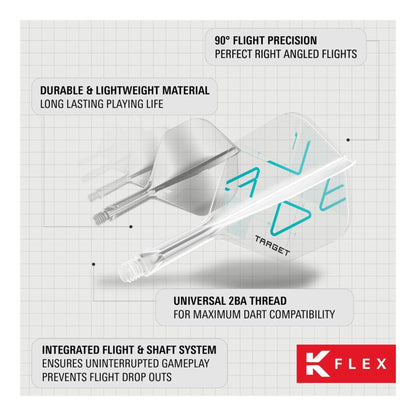 Side profile of K-Flex No.6 flight showing 90 degree fixed angle