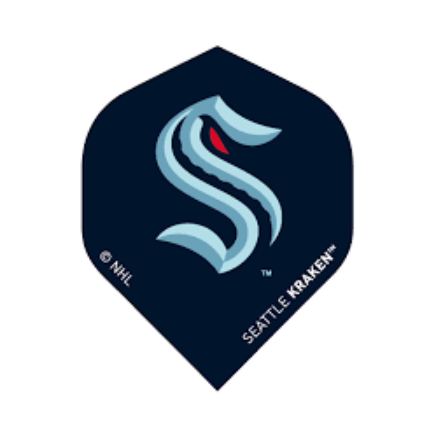 Seattle Kraken logo on a dark blue background