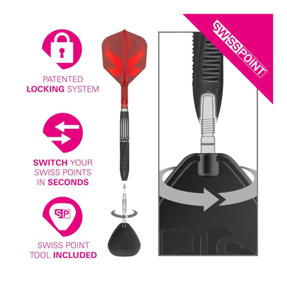 Target Shift SP 90% Tungsten Steel Tip Darts – Kingston Billiards and Games