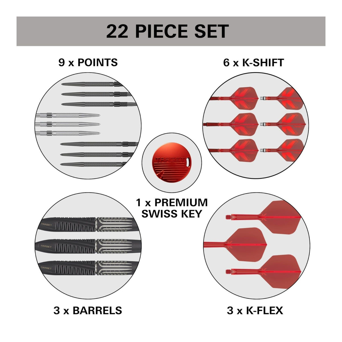 Target Shift SP 90% Tungsten Steel Tip Darts – Kingston Billiards and Games