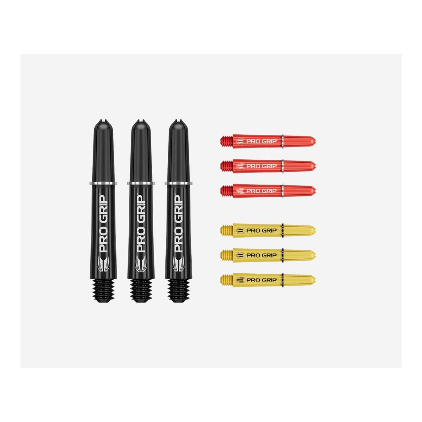 Target Pro Grip Colour Multi Pack - Black, Red & Yellow (3 Sets)