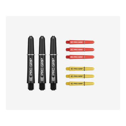Target Pro Grip Colour Multi Pack - Black, Red & Yellow (3 Sets)