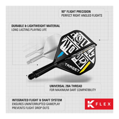 Chris Dobey K-Flex No.2 Dart Flights