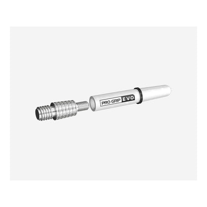 Target Pro Grip Evo White Shafts | Canada's Duty-Free Darts Hub