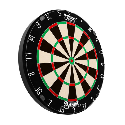 Shot Bandit Gen 4 Dartboard packaging front view showing professional branding