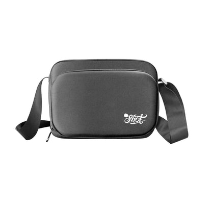 Shot Darts Go Bag front view showing durable black nylon hybrid design