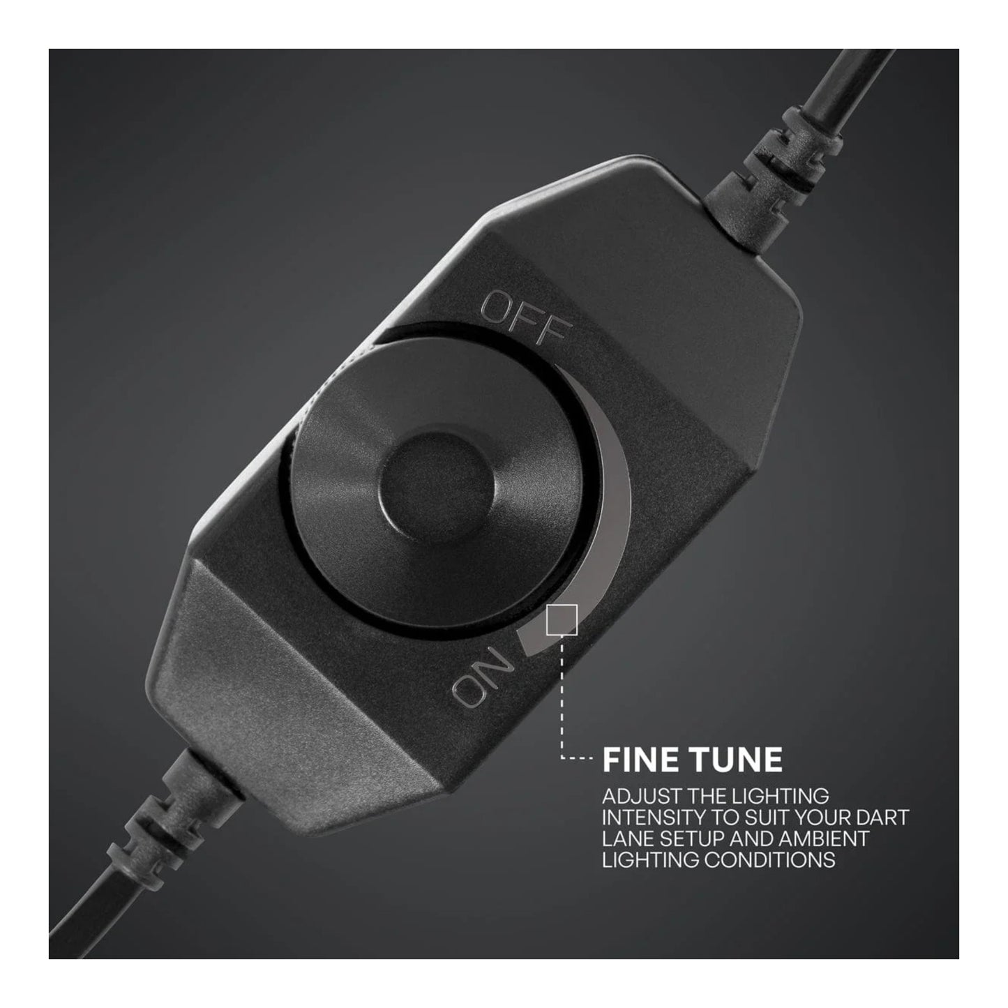 dimmer switch on the Lumen Core lighting system