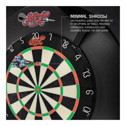 Shot Stadium light arm angle detail showing 60 degree glare-free position