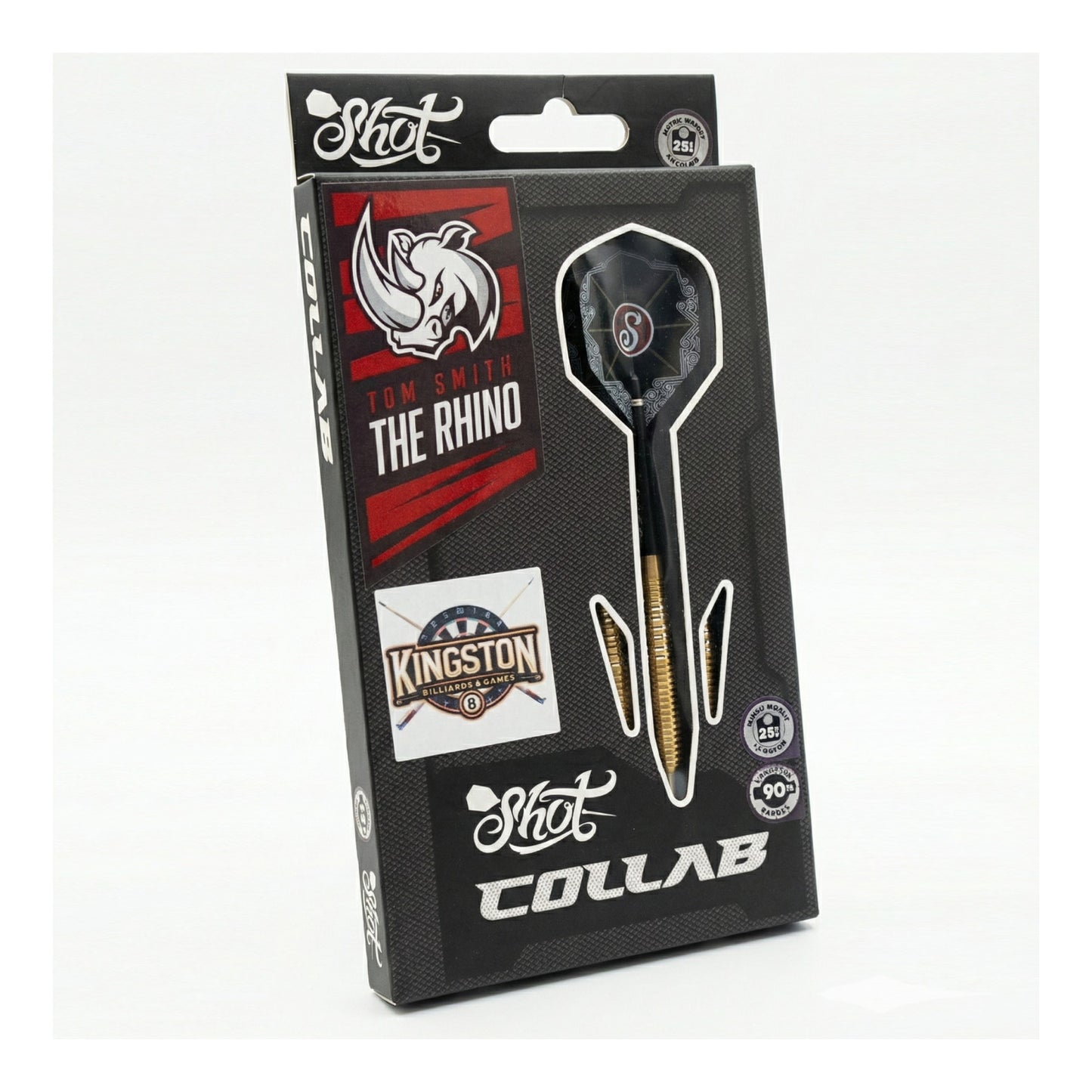 Shot Darts x Tom Smith l Kingston Billiards and Game collaboration limited edition dart product titled right