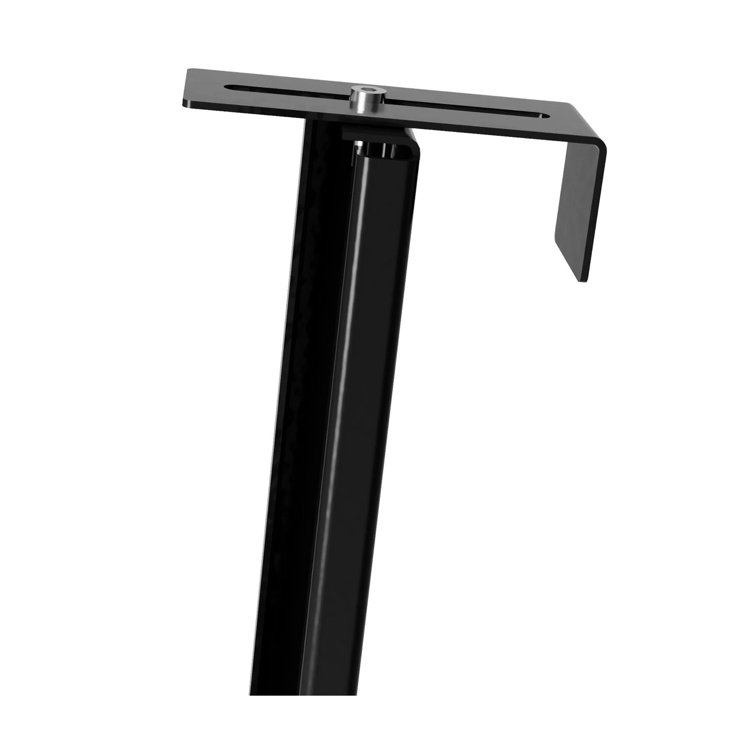 Close-up of the durable steel construction and secure over-the-door hooks of the Voyager Dartboard stand.