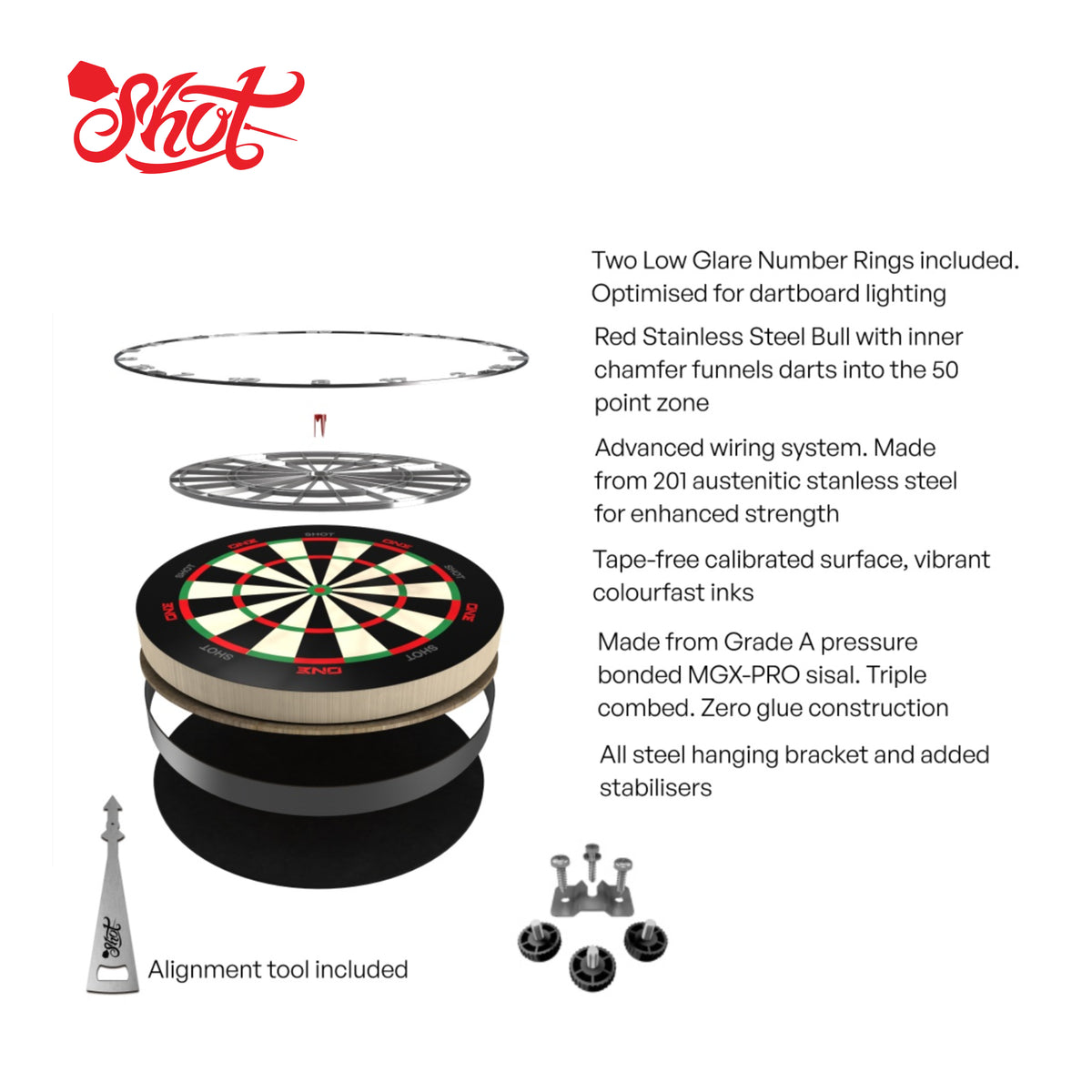 High-Scoring Precision: The Shot Darts ONE Dartboard