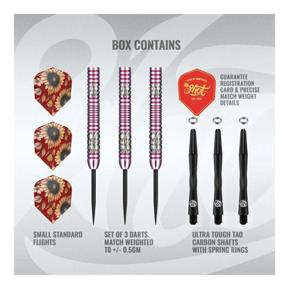 hot Darts Barbora Hospodarska 2.0 steel tip dart set packaging and contents