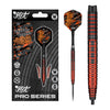 Shot Darts Pro Series Bradley Brooks 90% Tungsten Steel Tip Darts - Black Titanium