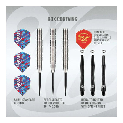 Bradley Brooks Gen 2 steel tip darts set packaging and full view