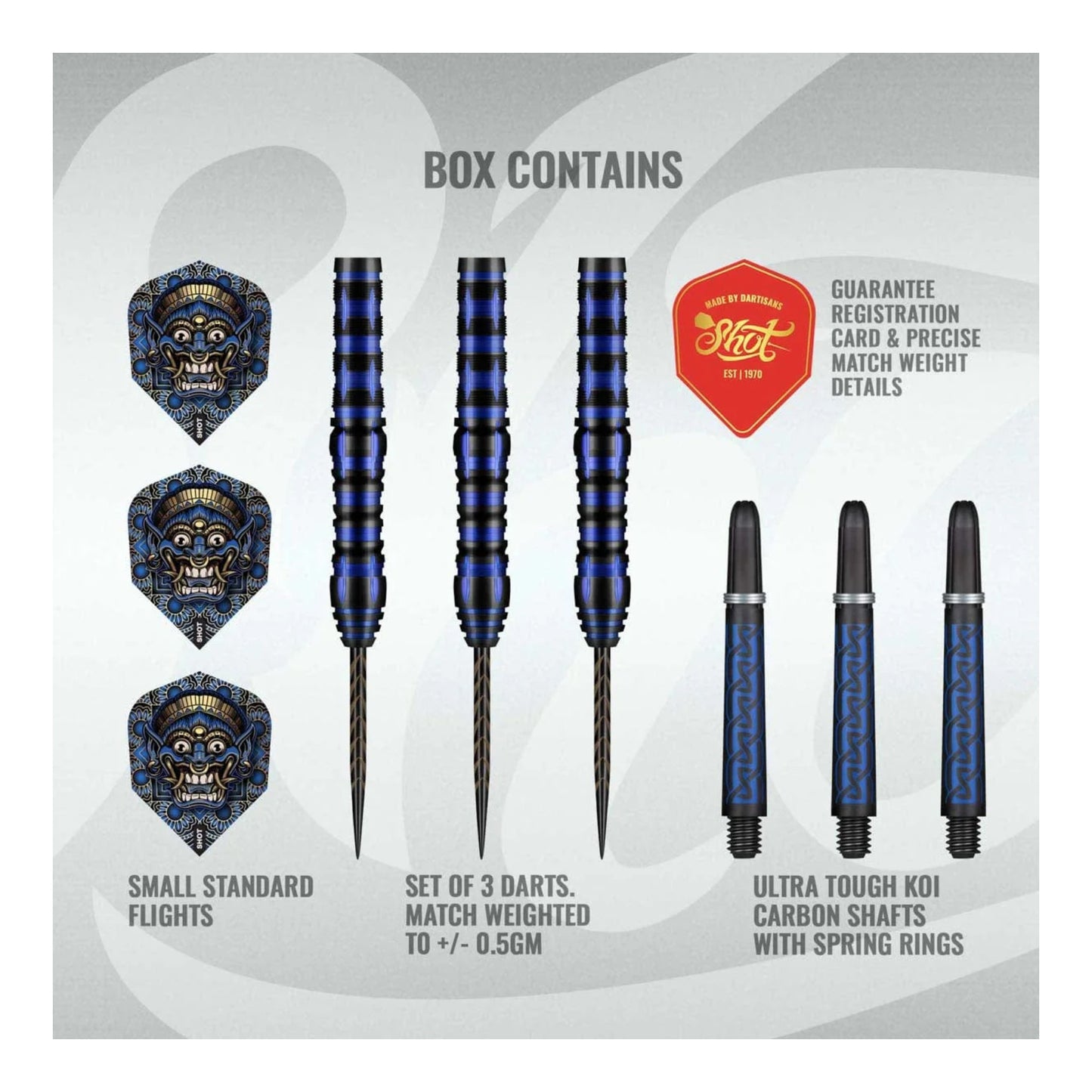 Shot Tribal Weapon Java steel tip dart set 90 percent tungsten full packaging with flights