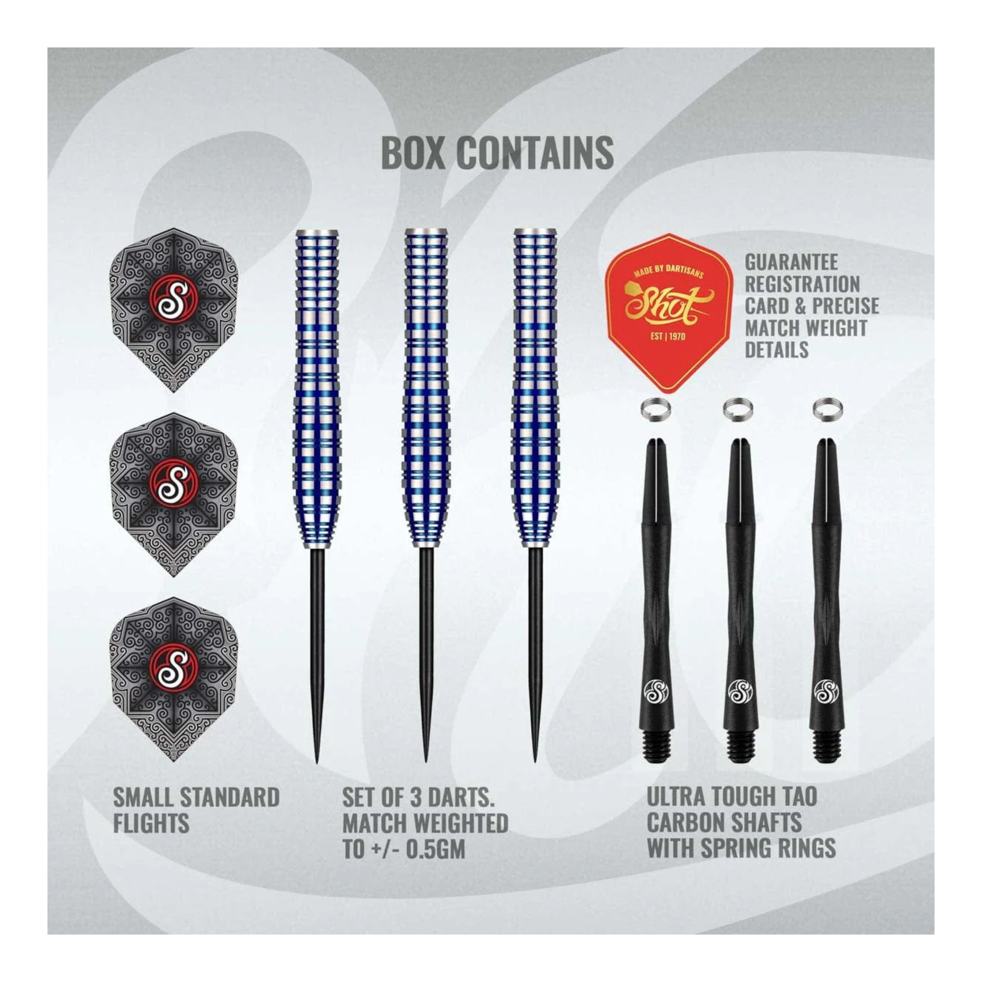 Shot Darts Nicole Regnaud Pro Series Renegade steel tip darts packaging and full set