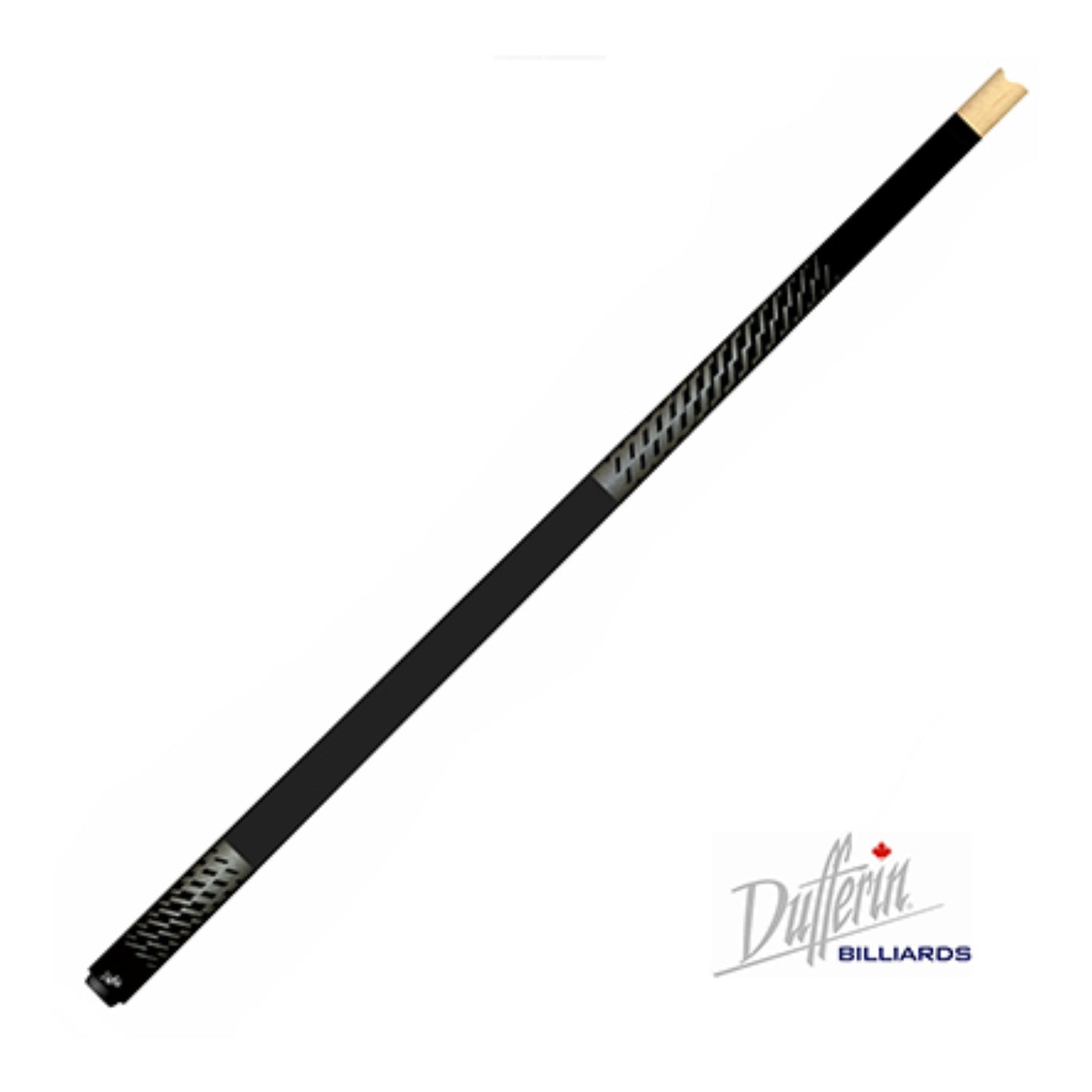 view of the Dufferin 300 Modern Series Model 353 pool cue in Silvery Grey with a modern flat finish
