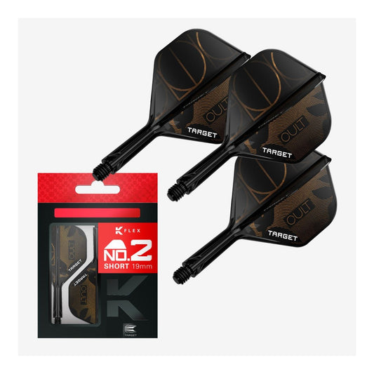 Cult K-Flex No.2 Integrated Dart Flights & Shafts