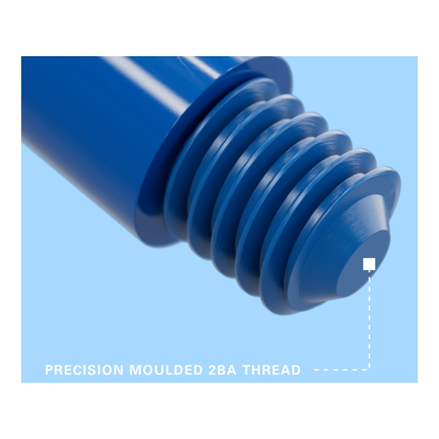 Red/Blue/White Pro Grip multi pack comes with 2BA thread on all shafts