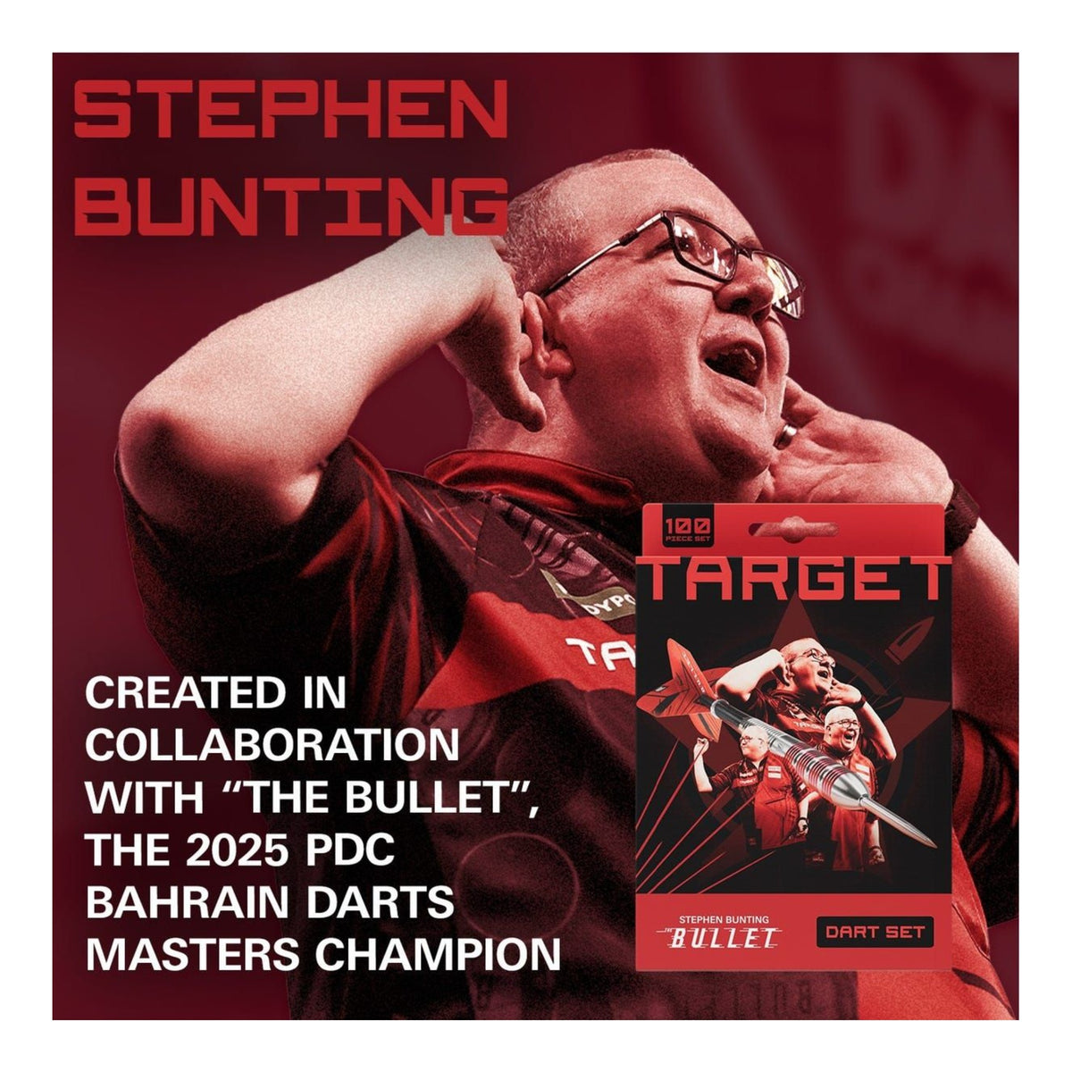 Stephen Bunting 100-Piece Brass Dart Set
