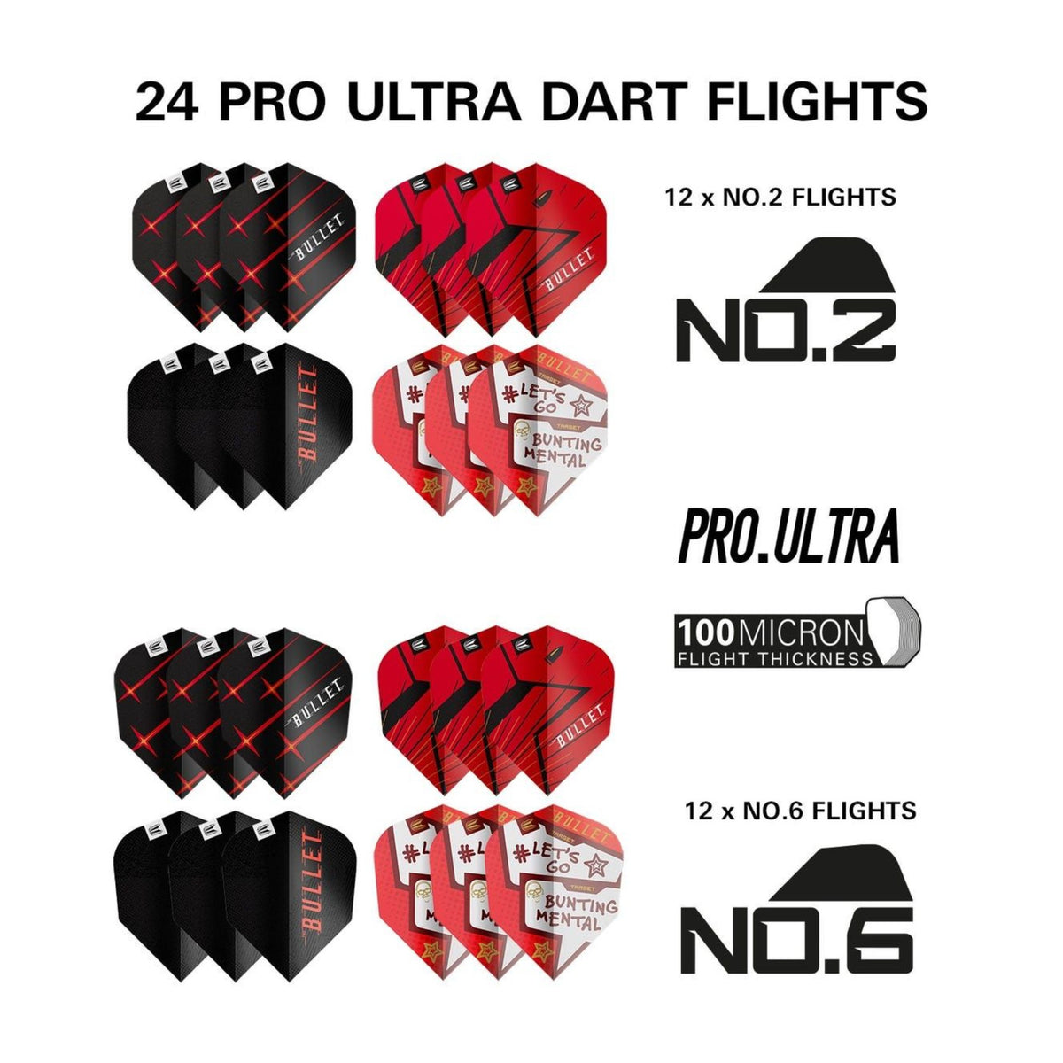Stephen Bunting 100-Piece Brass Dart Set