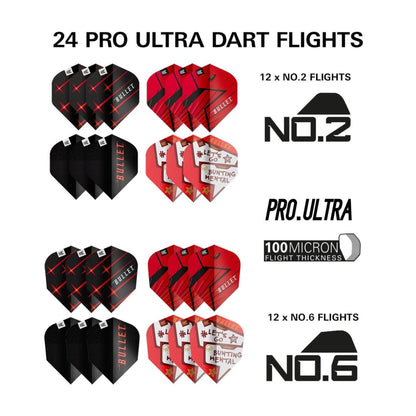 Stephen Bunting 100-Piece Brass Dart Set