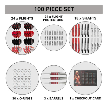 Stephen Bunting 100-Piece Brass Dart Set