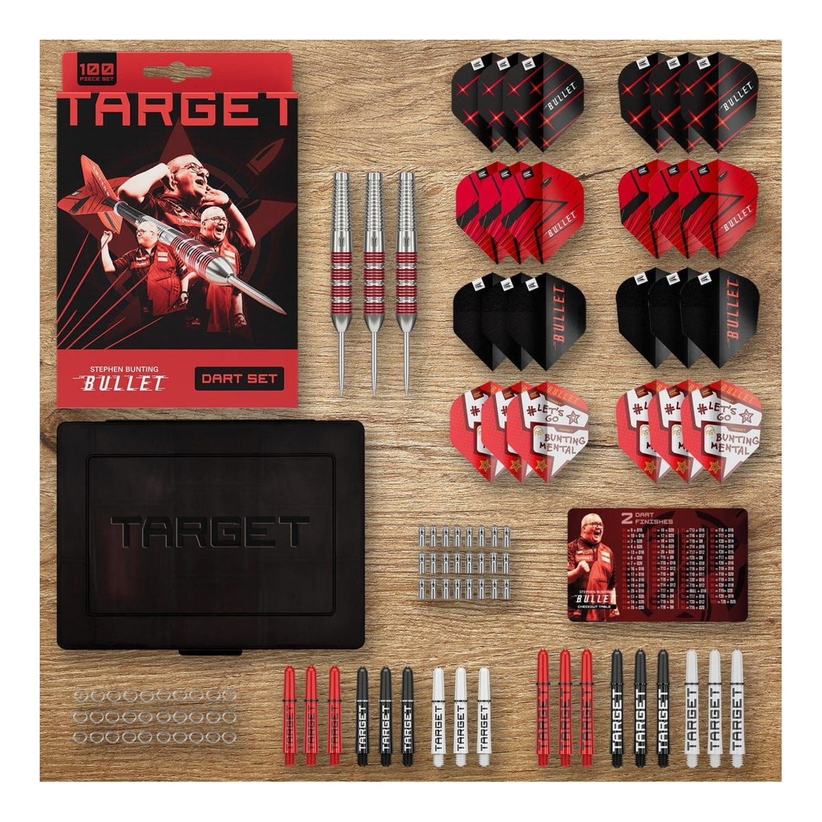 Stephen Bunting 100-Piece Brass Dart Set