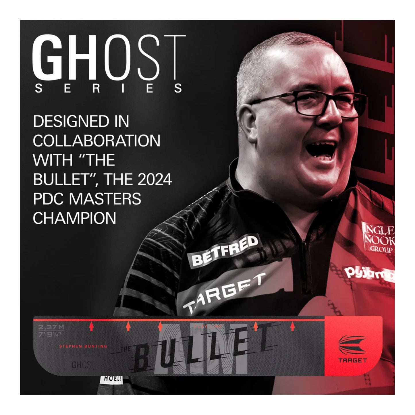 Target Stephen Bunting "The Bullet" Ghost Throw Line
