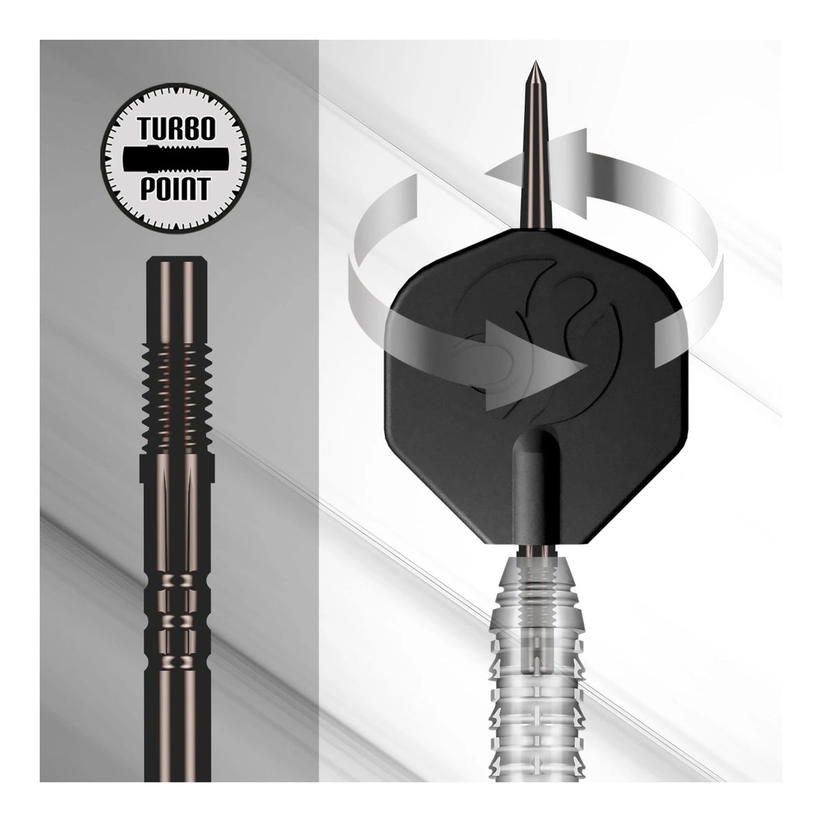 Pro Series Stowe Buntz 3.0 Turbo Point - 90% Steel Tip Darts