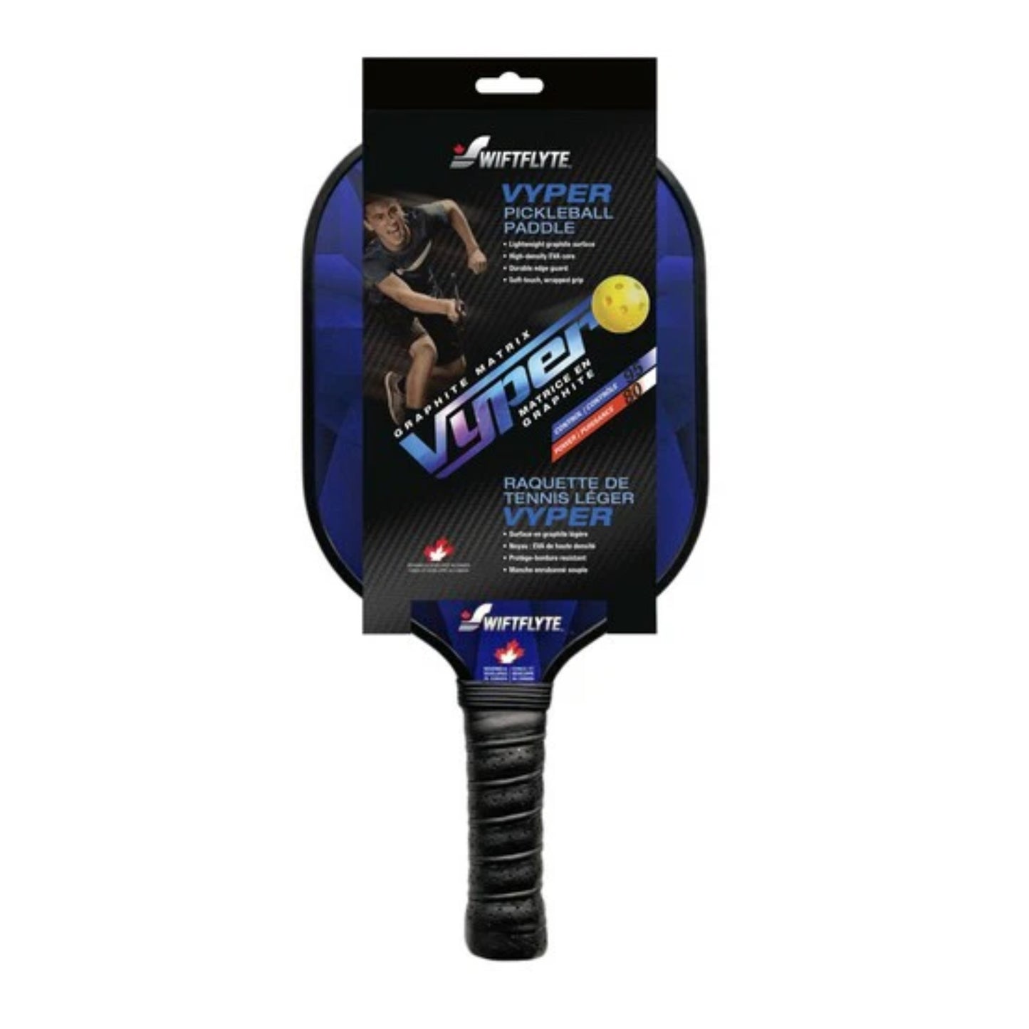 Swiftflyte Vyper Pickleball Paddle in packaging.