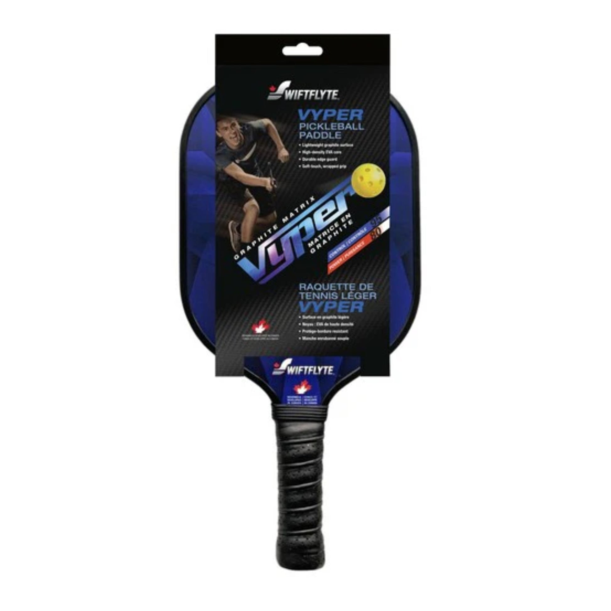 Swiftflyte Vyper Pickleball Paddle in packaging.