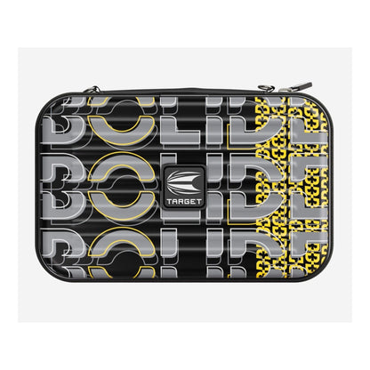 Yellow Target Takoma XL Bolide Darts Wallet closed view