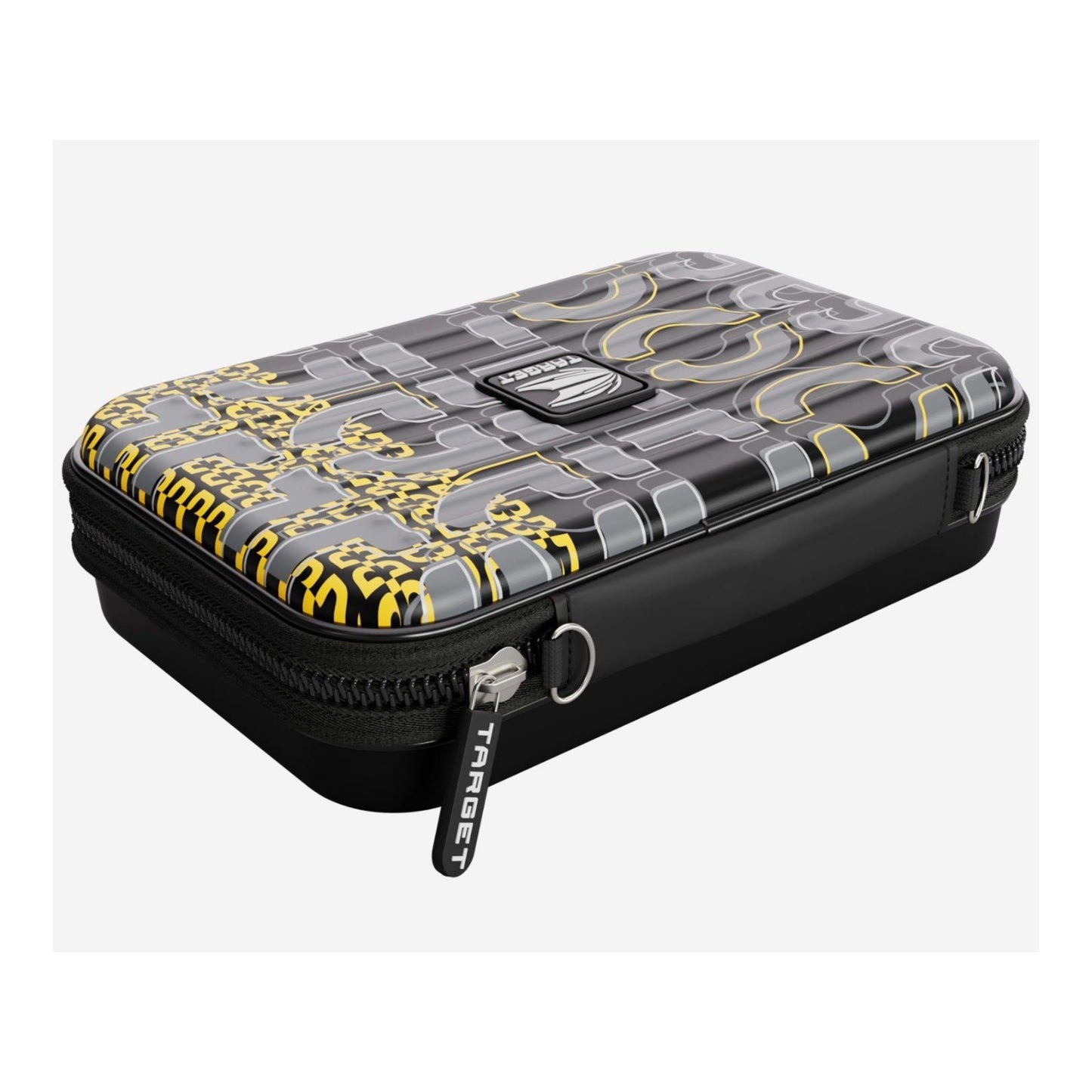 Yellow Target Takoma XL Bolide Darts Wallet close zipper view