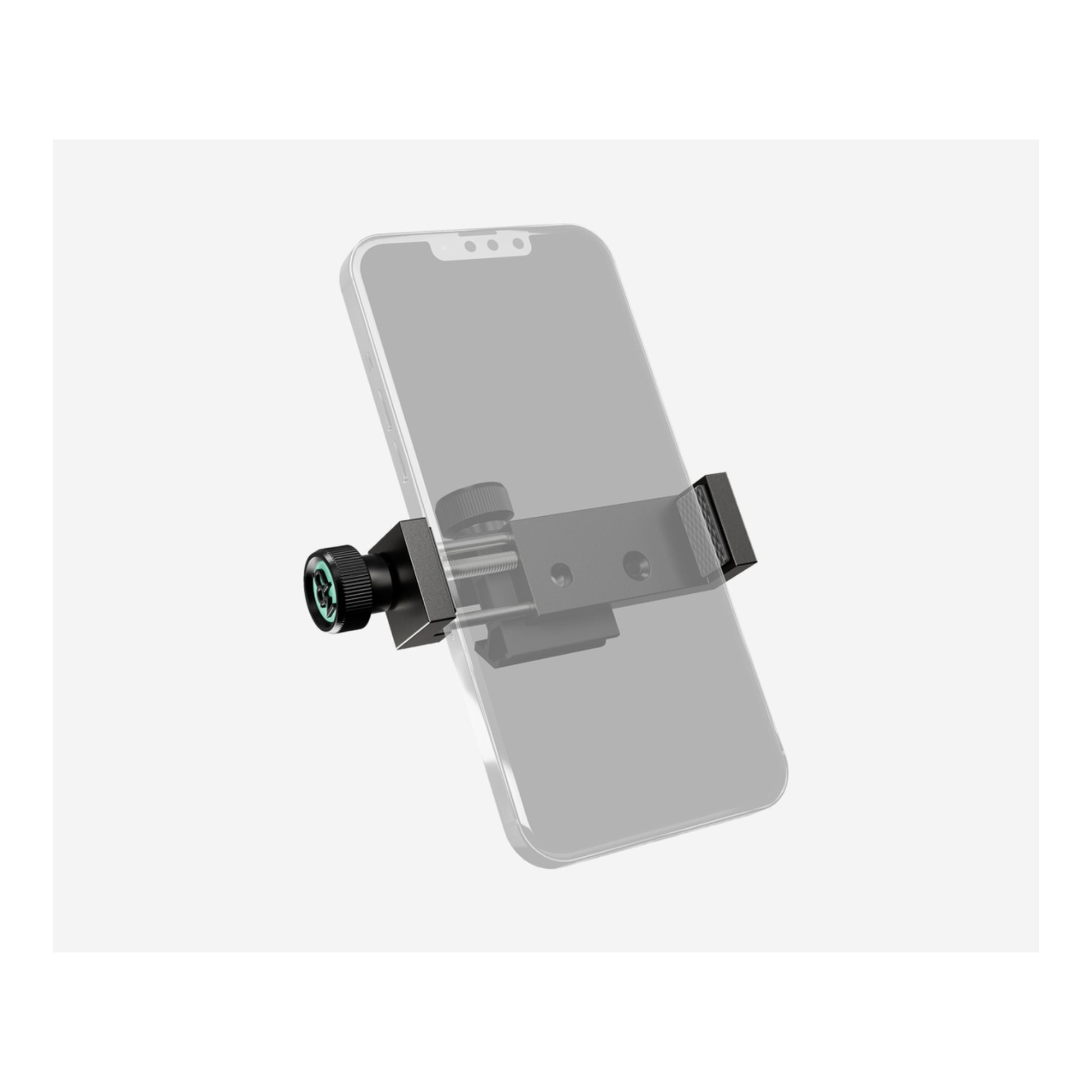 Side profile of the Target MOD tablet holder arm