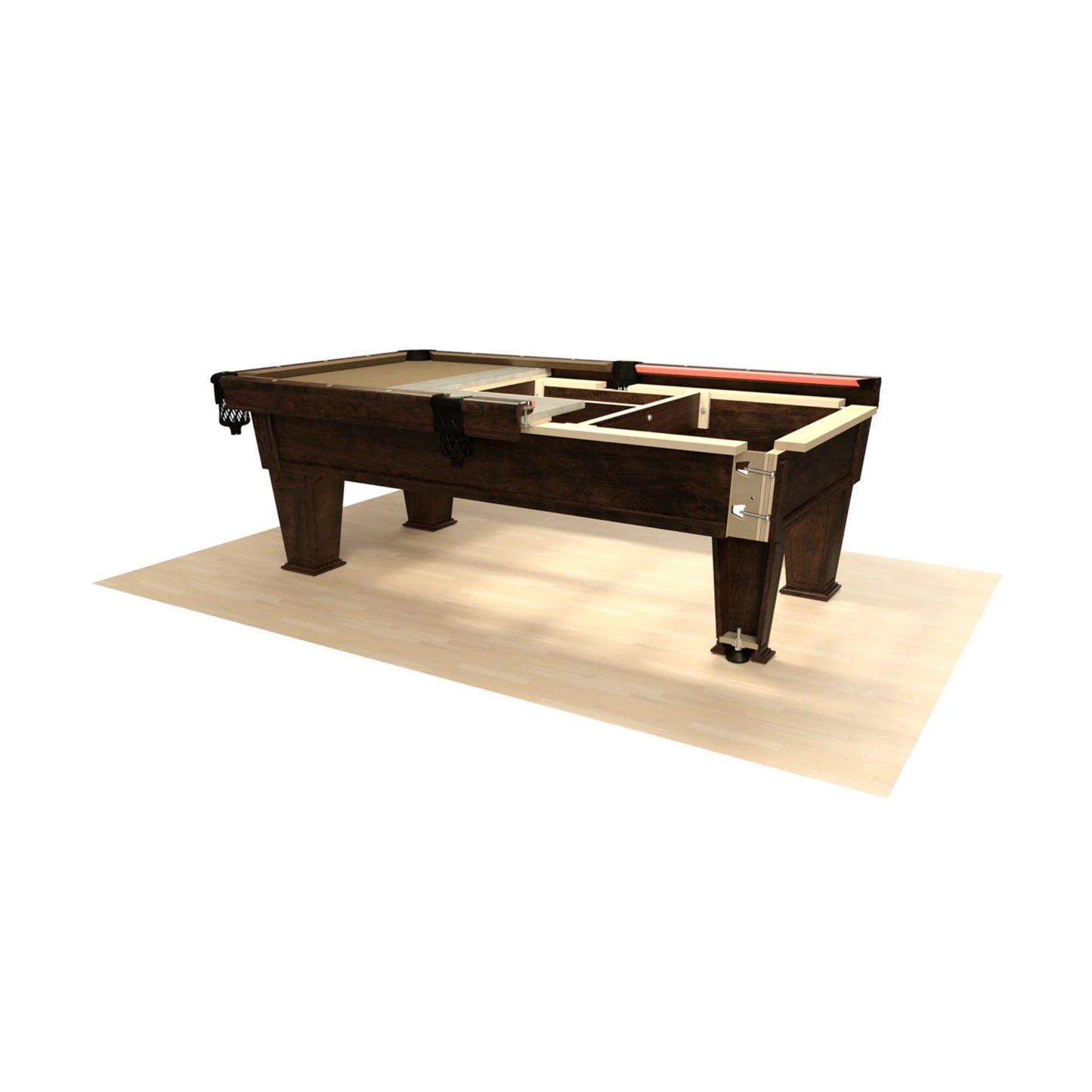 Tentation Pool Table Internal View