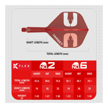 Target Darts: The Asp K-Flex No.2 Flight System (Nathan Aspinall Edition)