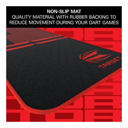 TOR Dart Mat with Built-In Throw Lines | Non-Slip Floor Protection