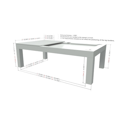 Track Solid Wood Dining Pool Table