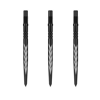 Tribal Weapon Steel Tip Turbo Points - Black