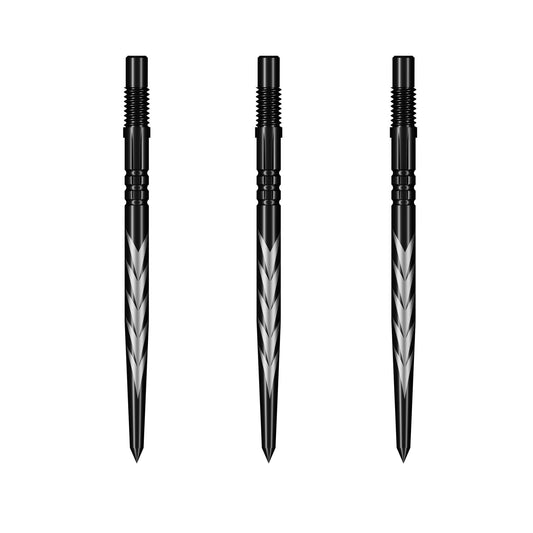 Tribal Weapon Steel Tip Turbo Points - Black