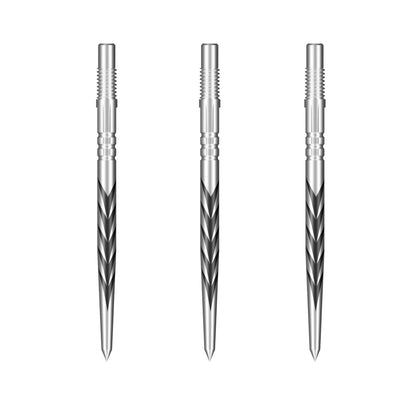 Shot Tribal Weapon Steel Tip Turbo Points - Silver