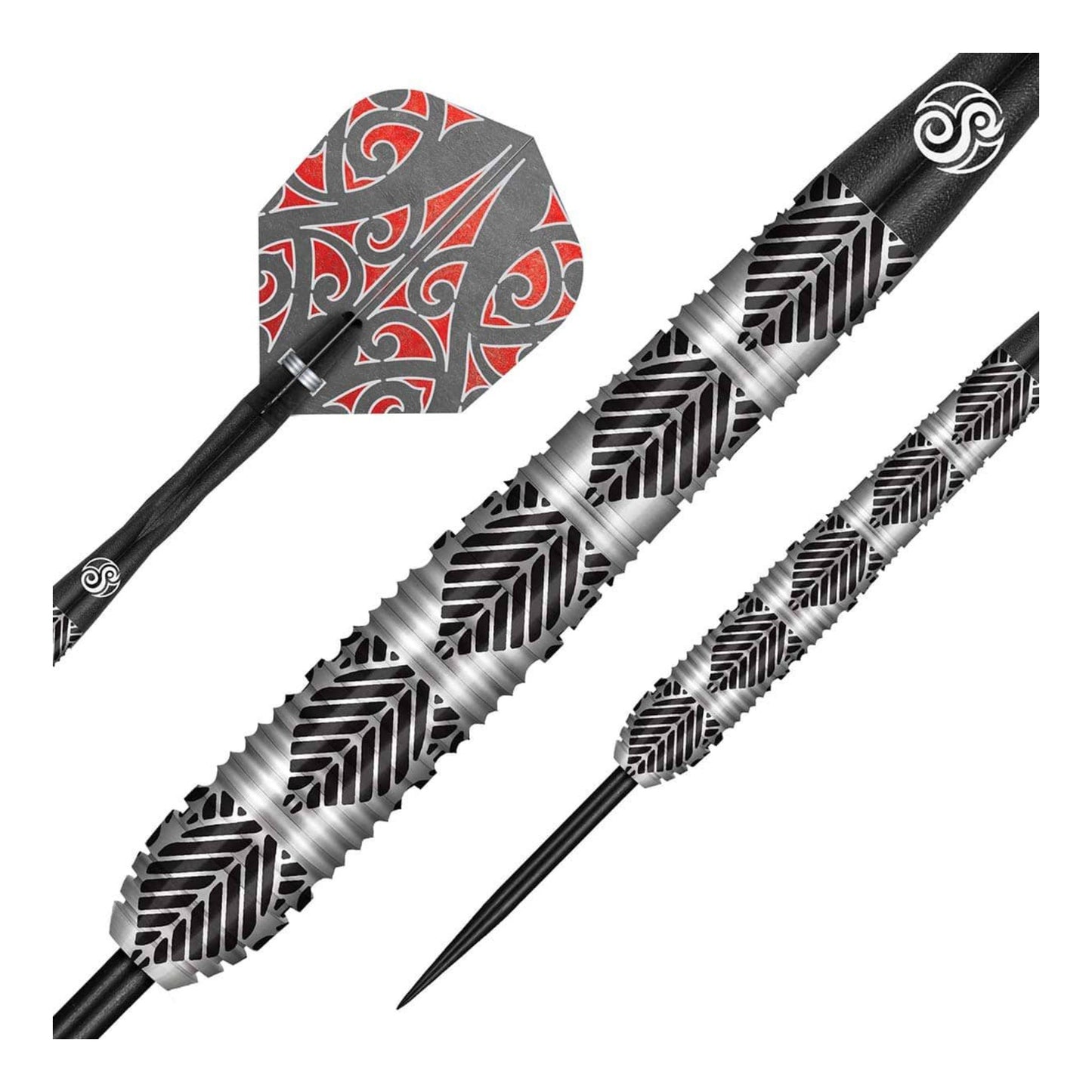 Close up of Warrior Awe Cinder Grip and laser etching