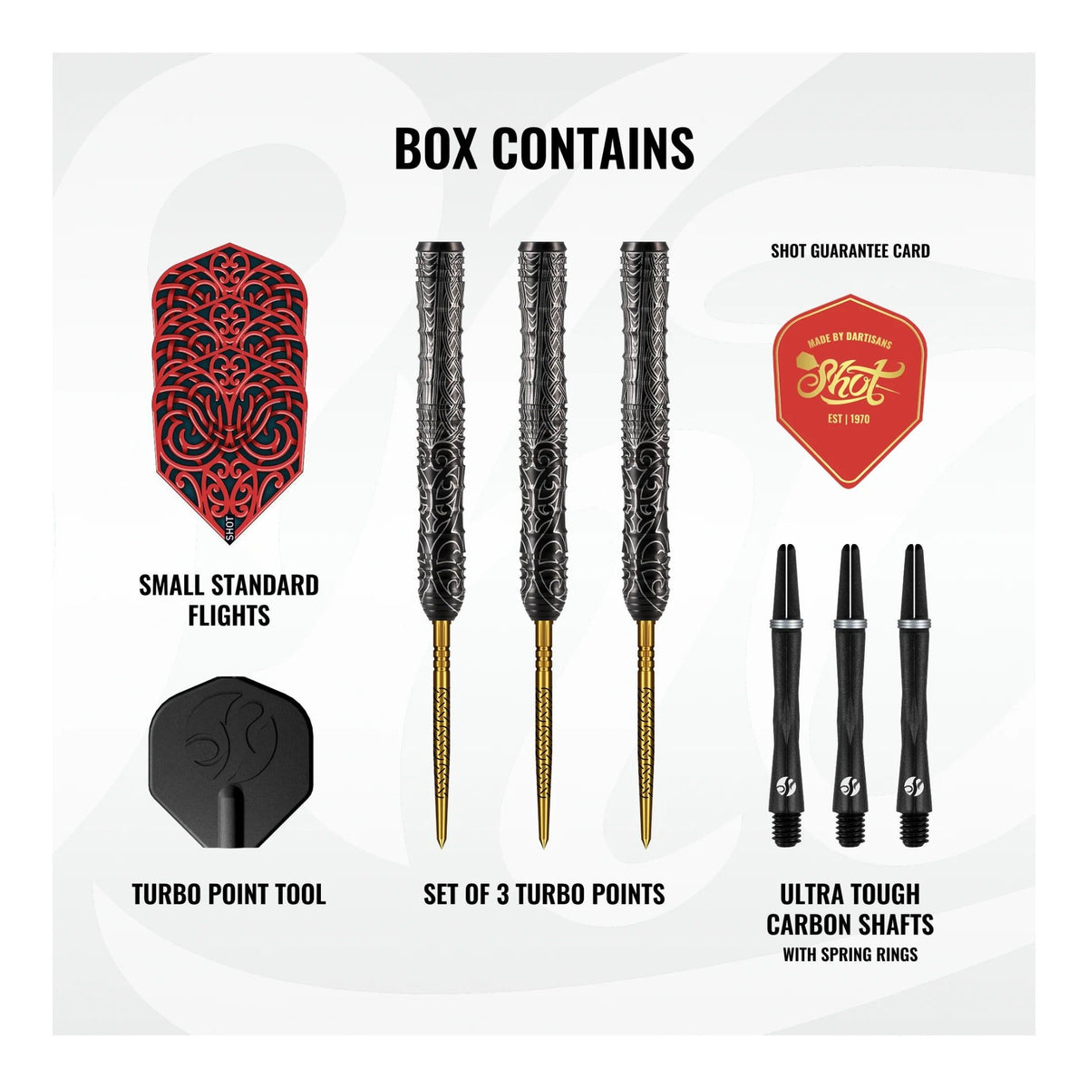 Warrior Kapene Turbo Point 90% Steel Tip Darts