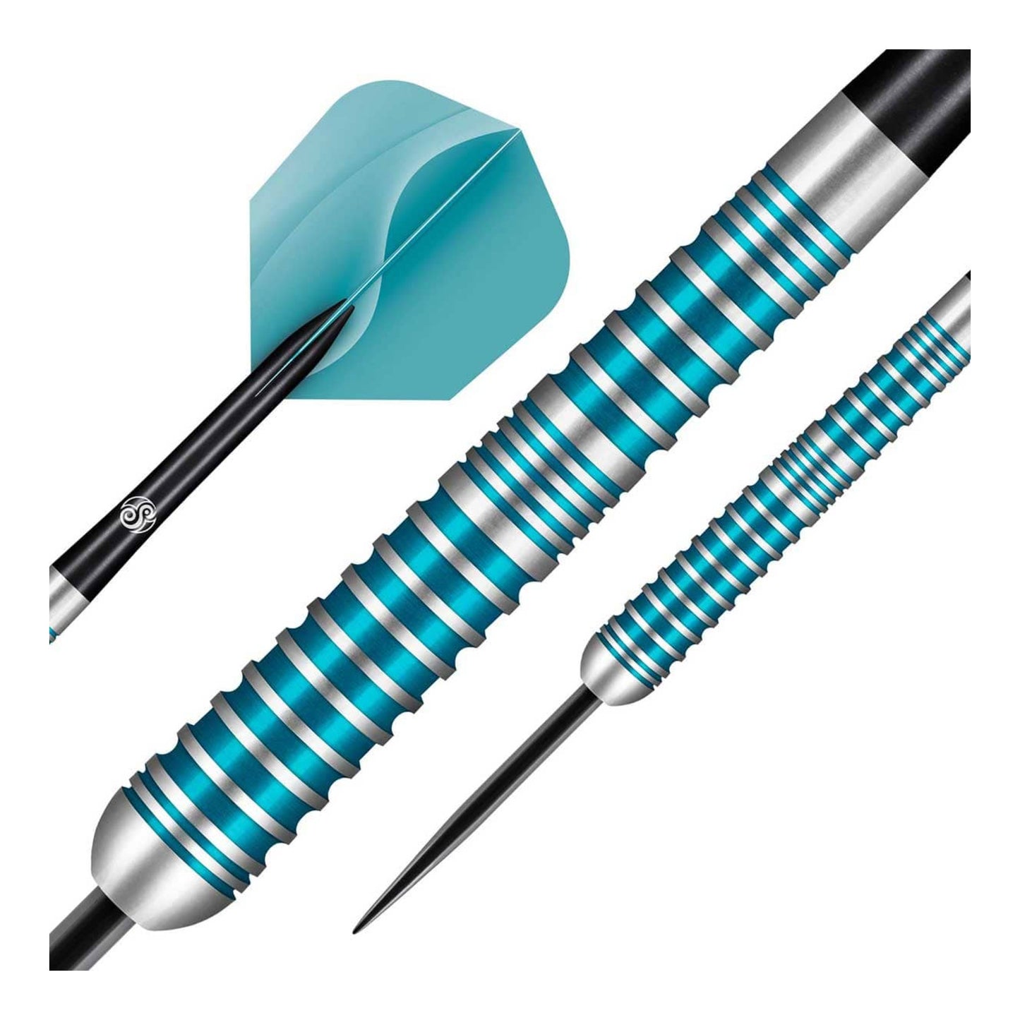 Close up of high traction ring grip on Zen Jutsu dart barrel