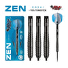 Shot Zen Roshi Steel Tip Darts | 90% Tungsten Front-Weighted Set